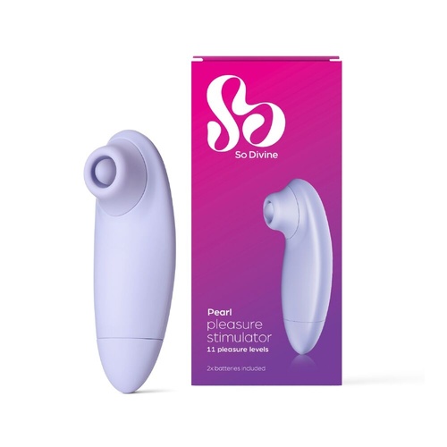 So Divine Pearl Clitoral Beaded Pleasure stimulator purple
