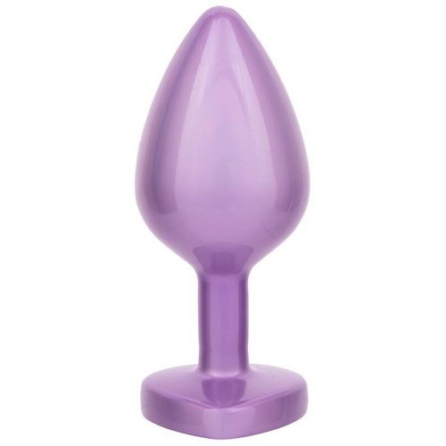 Jewel Large Amethyst Heart Plug