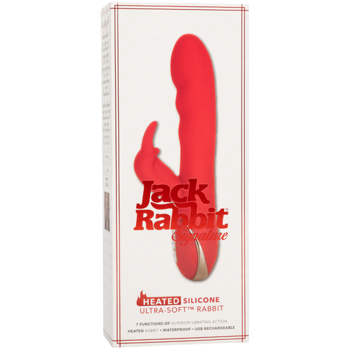 5" Heated Ultra-Soft Rabbit Vibrator