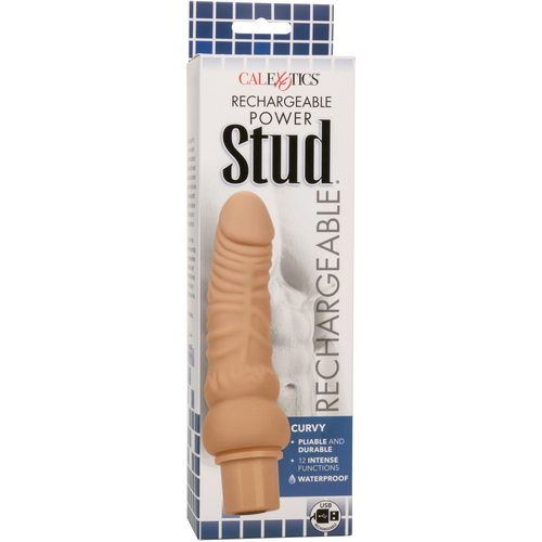 6" Rechargeable Power Stud Curvy Ivory