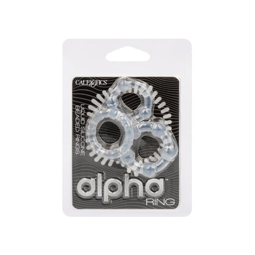 Alpha Liquid Silicone Beaded Rings