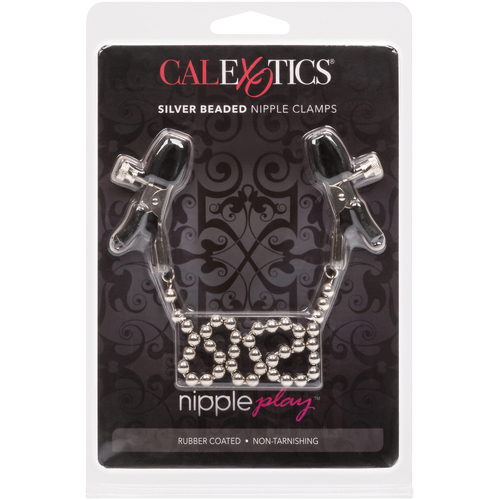 Silver Beaded Nipple Clamps