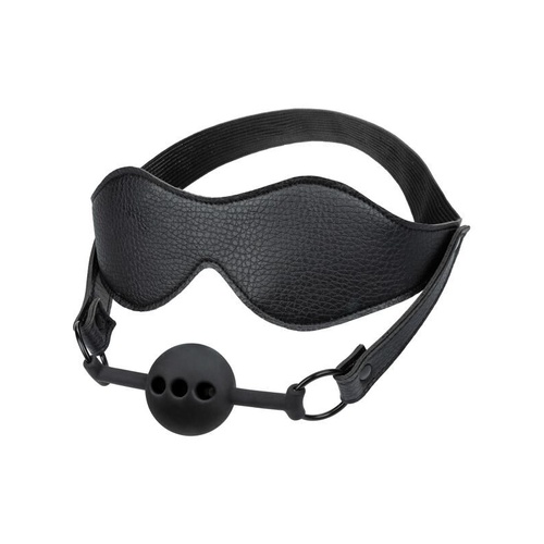 Nocturnal Collection Eye Mask and Breathable Ball Gag