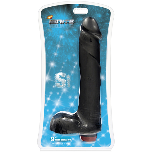 9" Vibrating Cock + Balls