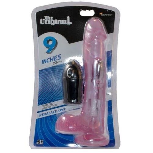 9" Cock w Balls & Suction 