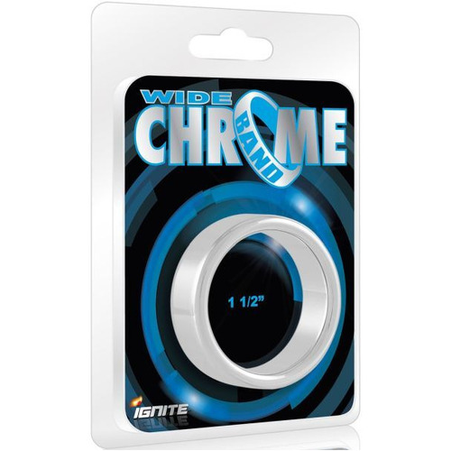 38mm Wide Chrome Cock Ring