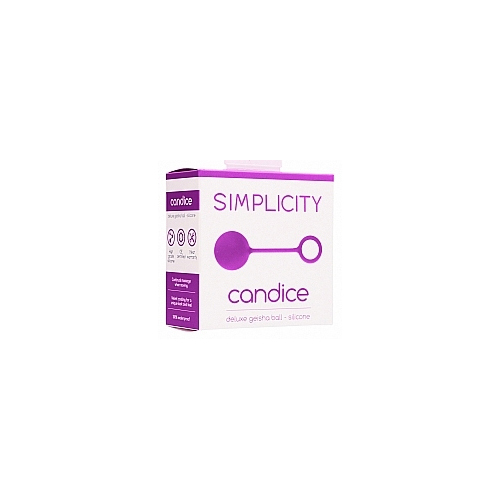 Candice Deluxe Geisha Ball Silicone Purple