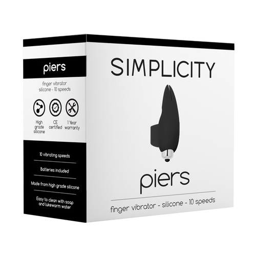 PIERS Finger Vibrator (Black)