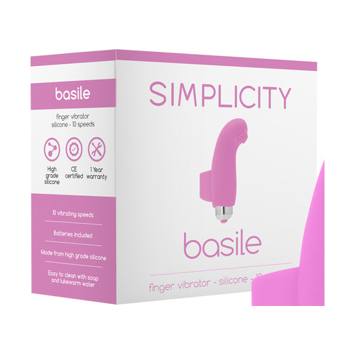 BASILE Finger Vibrator (Pink)