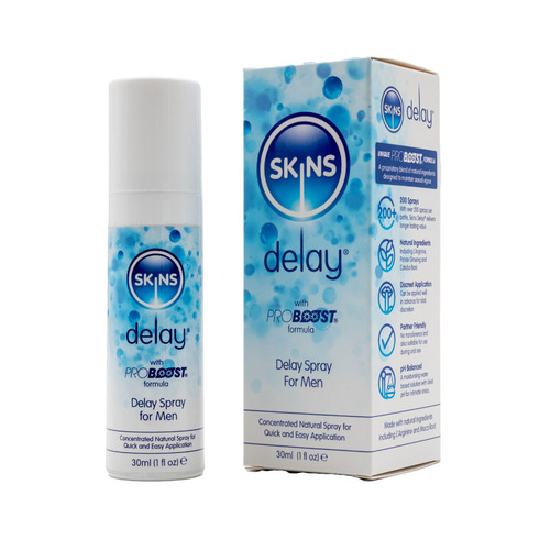 Skins Natural Delay Spray Delay Spray for Men - 30 ml Bottle
