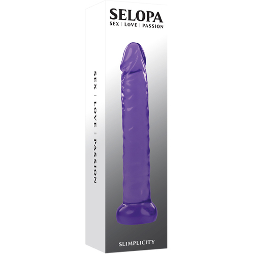 Selopa SLIMPLICITY Purple 15.7 cm Dildo