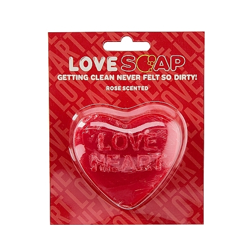 Love Heart Rose Scented Soap