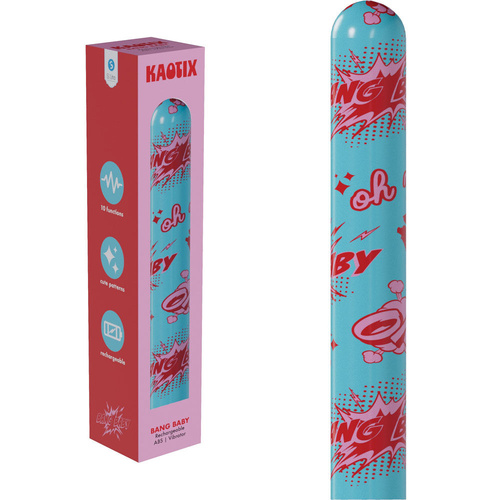 S-LINE Kaotix Bang Baby Blue 17.8 cm USB Rechargeable Vibrator