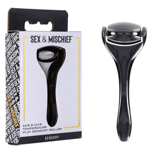 S&M Exs & Ohs Temperature Play Sensory Roller Gunmetal Roller
