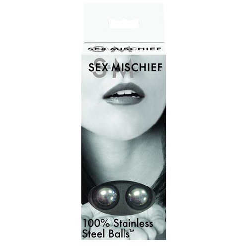 Sex & Mischief Kegel Steele Silver Duo Balls