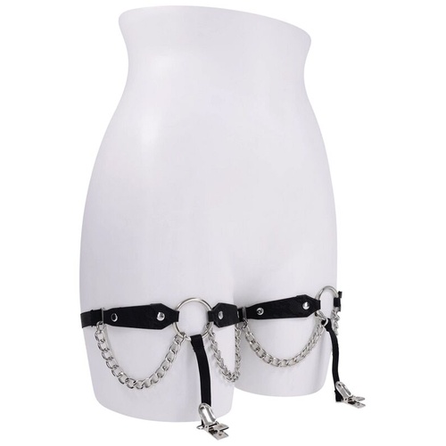 Sex and Mischief Chain Lace Garters