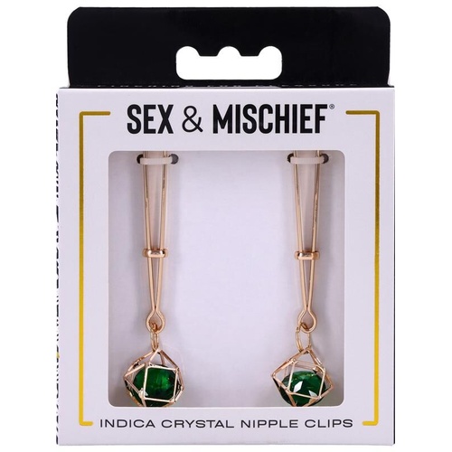 Indica Crystal Nipple Clips