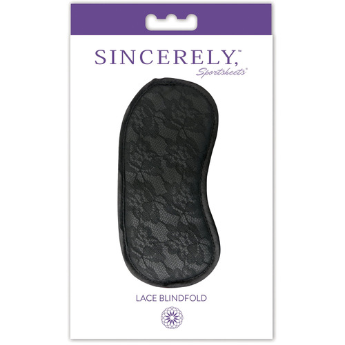 Sincerely Midnight Lace Blindfold
