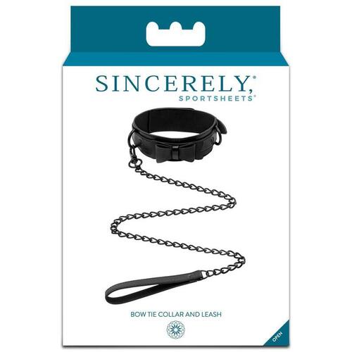 Sincerely Bow Tie Collar Leash