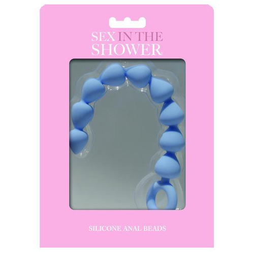 Blue Silicone Anal Beads