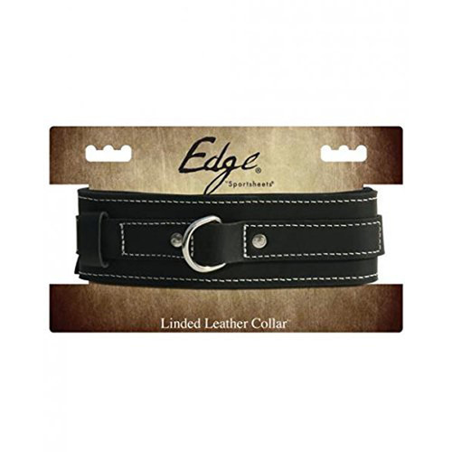 Edge Lined Leather Collar