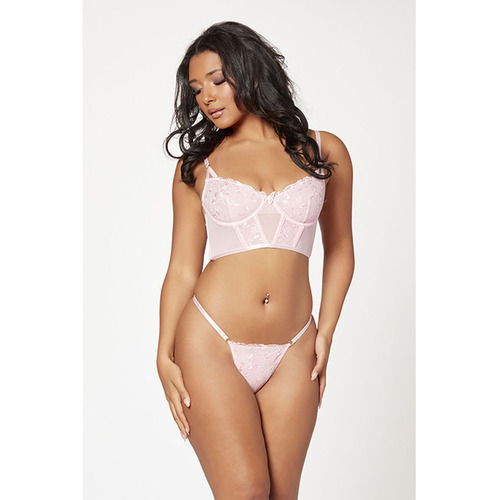 2 Pc Bustier/Thong Set  M 