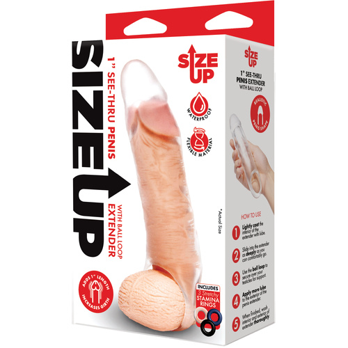1"  View Penis Sleeve