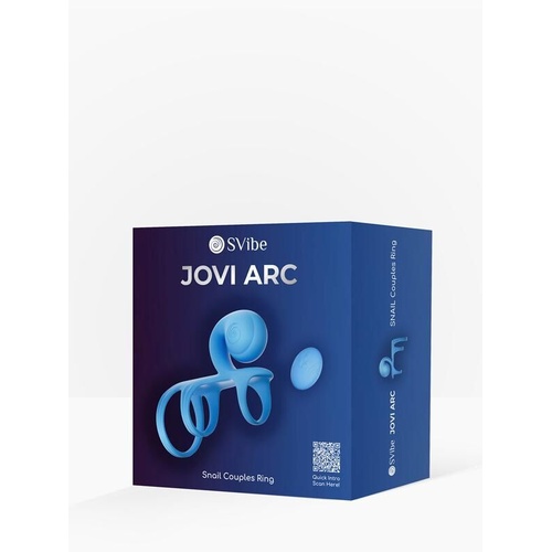 SVibe Snail JOVI Arc Couples Ring Blue Haze