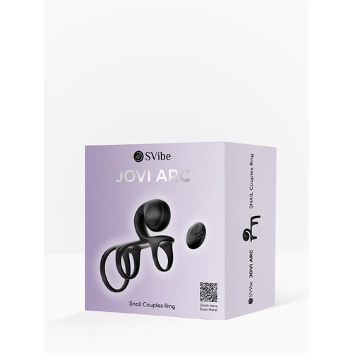 SVibe Snail JOVI Arc Couples Ring Noir Haze