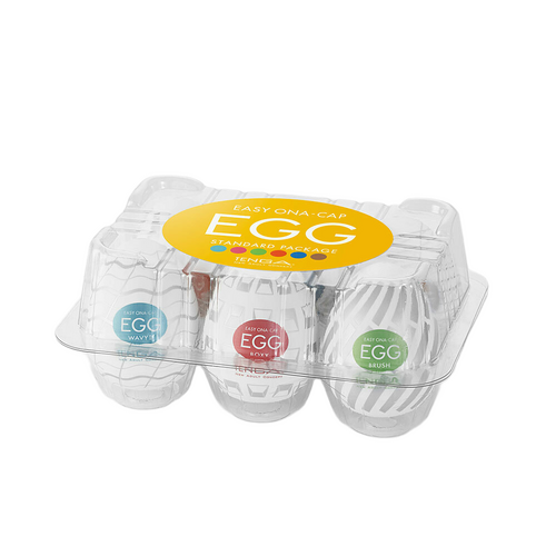 Textured Egg Stroker Pack 3