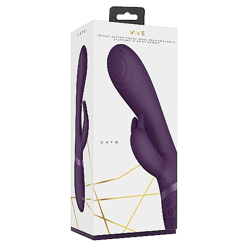 8.6" Cato Pulse Rabbit Vibrator