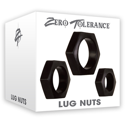 Lug Nuts Cock Rings Set x3