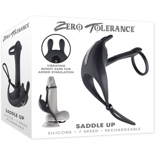 Saddle Up Vibrating Cock & Balls Ring