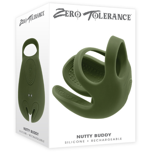 Nutty Vibrating Cock + Balls Ring